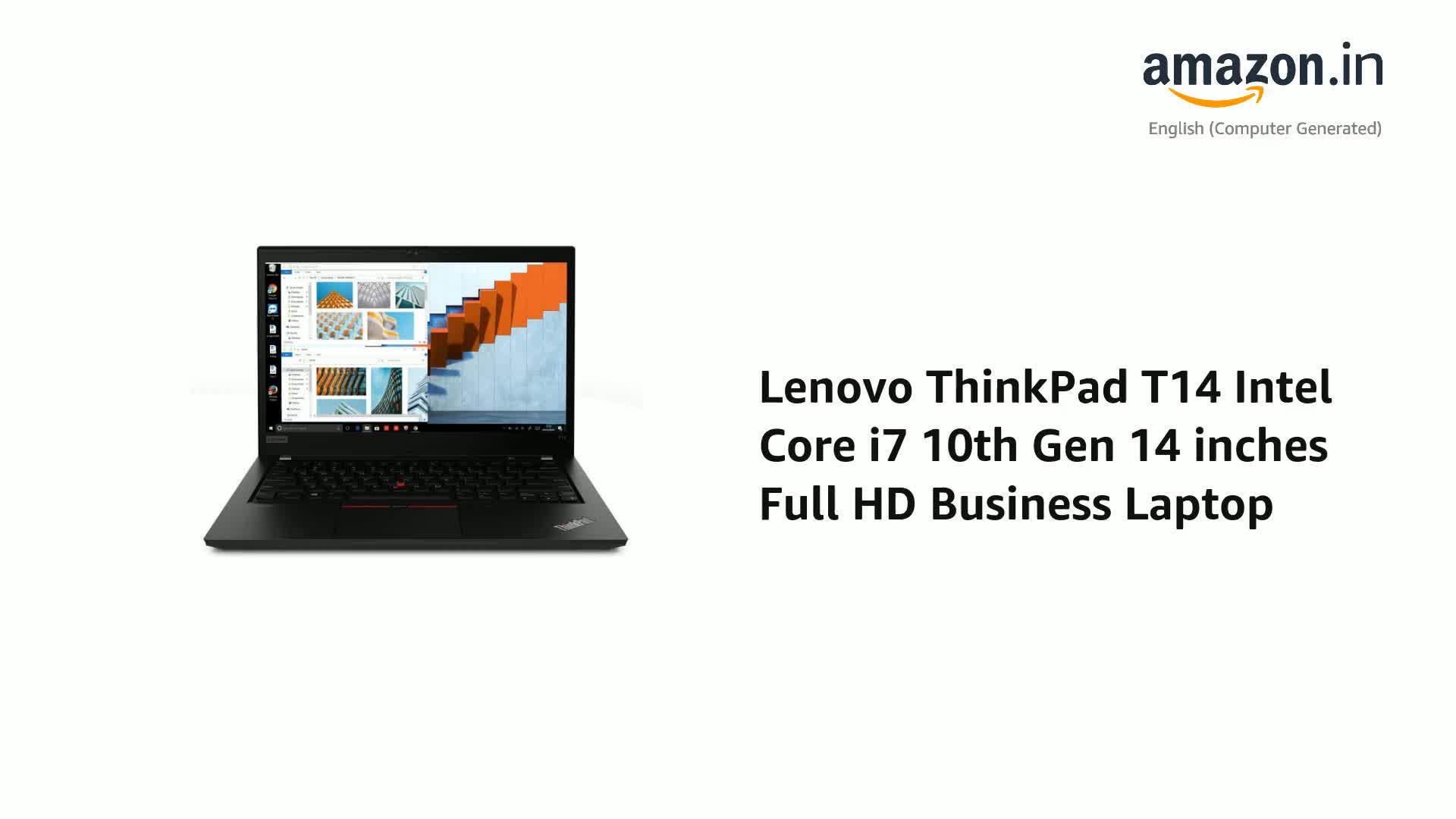 Amazon.in: Buy Lenovo ThinkPad T14 Intel Core i7 10th Gen 14